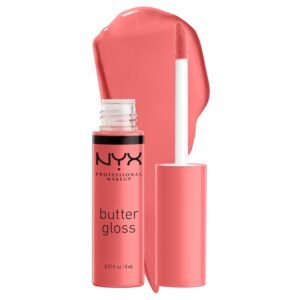 61XqgXonh6L._SL1500_.jpg NYX PROFESSIONAL MAKEUP Butter Gloss, Non-Sticky Lip Gloss - Creme Brulee (Natural)