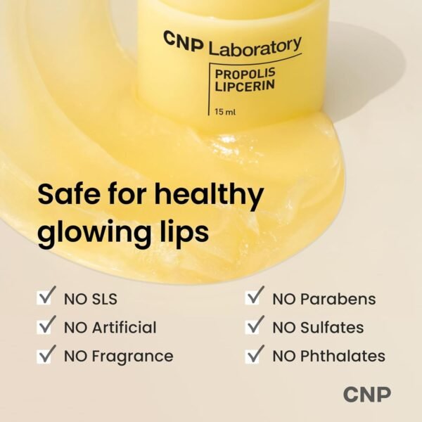61Y92rVObWL._SL1500_.jpg CNP Honey Lip Butter - Propolis Lipcerin™ 01 Original, Hydrating Overnight Manuka Lip Balm & Mask, 12hrs Long-lasting Moisture, Gifts for Women, Korean Skin Care, 0.5 fl.oz.