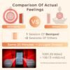 Bestqool Red Light Therapy for face Body, 4 Wavelengths Infrared Red Light Therapy, 100 Elite Grade Dual Chip LEDs, High Power Red Light Panel for Pain, Muscle, Energy. 170W. Modular Design.