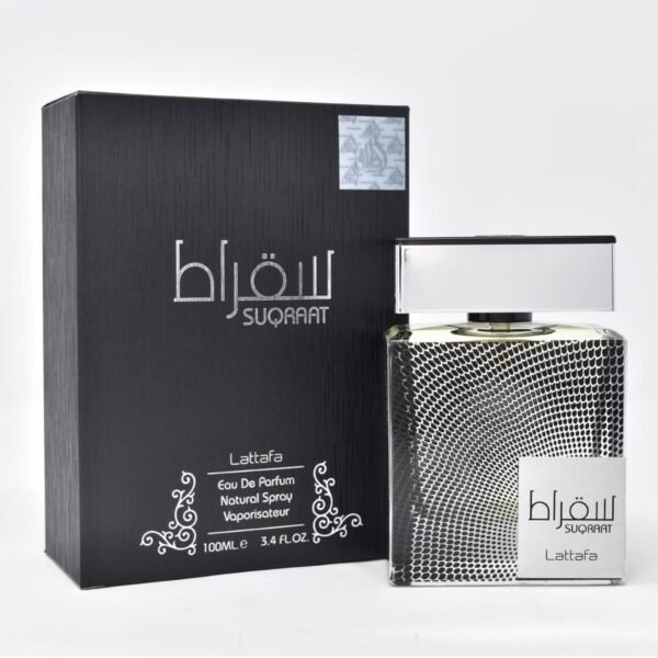 61YleombNDL._SL1024_.jpg Lattafa Perfumes Suqraat for Men Eau de Parfum Spray, 3.4 Ounce