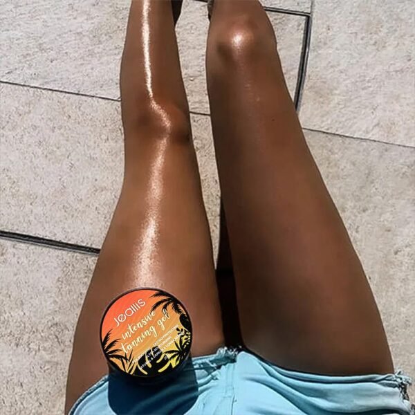 Extreme Dark Intensive Tanning Luxe Gel Mango, Tan Accelerator for Outdoor Sun and SunBeds, Sun Butter for Natural Faster Darker Tan 6.8oz