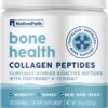 61Zzbu8qdrL._AC_SL1500_.jpg NativePath Bone Health Collagen Peptides, Type 1 & 3, with Fortibone and Verisol, 7.9 Ounce, 30 Servings