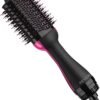 REVLON One-Step Volumizer Hair Dryer and Styler – Easy Salon-Style Blowouts – Less Frizz, More Shine, and Reduced Heat Damage, for All Hair Types and Lengths (Black)