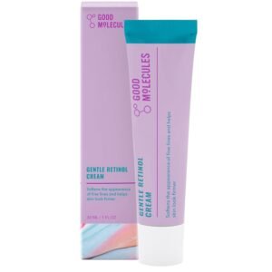 61aXzZ5hGQL._SL1500_.jpg Good Molecules Gentle Retinol Cream - Retinol Night Cream for Collagen Production, Skin Tightening Recipe with Bakuchiol, Anti-Aging Skin Care For Face