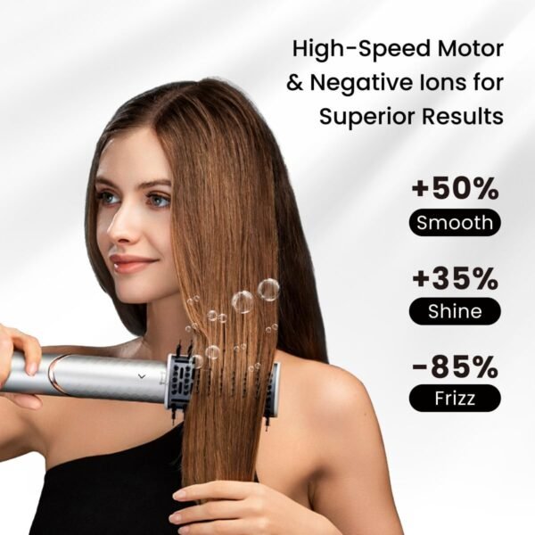 61avnUfP1aL._AC_SL1200_.jpg 5-in-1 Flexible Styler Multi Air Curler Hair Styler - Advanced High-Speed Hair Dryer, Magic Styler with Tight Grip, Perfect for Travel, Fast Drying, No Heat Damage, Gift Set
