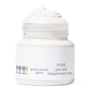 Beekman 1802 Whipped Body Butter Cream with Goat Milk - Deeply Moisturizes, Softens Skin - Natural & Gentle for All Skin Types - Non-Greasy, Cruelty-Free, 8 oz
