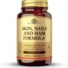 61bJhnn81PL._AC_SL1500_.jpg Solgar Skin, Nails & Hair, Advanced MSM Formula, 120 Tablets - Supports Collagen for Hair, Nail and Skin Health - Provides Zinc, Vitamin C & Copper - Non GMO, Vegan, Gluten & Dairy Free - 60 Servings ,Standard Packaging , 120 Count