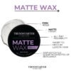 TRENDSTARTER - MATTE WAX (4oz) - Firm Hold - Matte Finish - Premium Water Based All-Day Hold Hair Styling Pomade – Flake-Free Styling Wax for All Hair Types