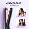 61bYaDP1foL._AC_SL1500_.jpg Wavytalk 3 in 1 Curling Wand Set, Multi Curl, Curling Iron Set with Heated Round Brush, Flat Iron Hair Straightener, 1 1/4 inch Curling Iron, Dual Voltage Hair Curler