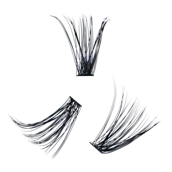 61cIcdTXLpL._SL1500_.jpg Cluster Lashes 240pcs 40D DIY Eyelash Extension D Curl Long Individual Lashes Mixed Tray Faux Mink Lash Clusters Extensions 0.07 0.10 Black (40D-0.07D-9-16mm)