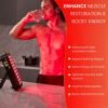 Bestqool Red Light Therapy, Dual Chip Clinical Grade LED Device with Near-Infrared Light 660nm 850nm High Power Panel, Ideal for Body, Face, Recovery, Improve Sleep, Skin Health, 105W (Black 60)