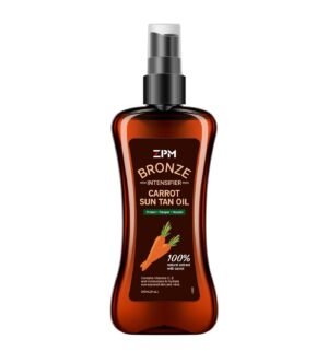 Carrot Sun Tanning Oil Spray for Outdoor Sun, Tan intensifier for Medium Deep with Narural Moisturizing Oils to Keep Skin Hydrated, Moisturizing Body Oil, Vegan and Cruelty-Free, SPF 0, 8oz