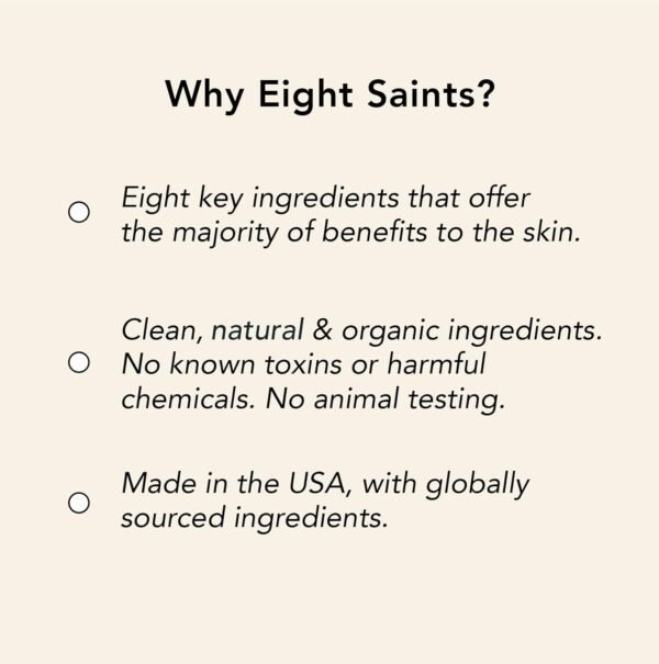 Eight Saints Skin Care Up the Anti Night Cream Face Moisturizer to Reduce Fine Lines and Wrinkles, Natural and Organic Anti Aging Cream For Face & Neck with Niacinamide and Hyaluronic Acid, 2 Ounces