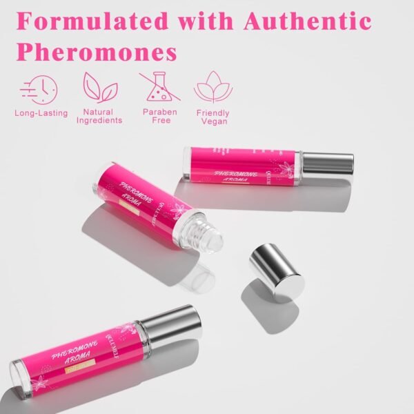 61eAsejn09L._SL1500_.jpg Pheromone Perfume for Women,Fragrance Pheromone Cologne Attract Men, Long Lasting Women's Perfume, Roller Ball Design, Portable and Fruity