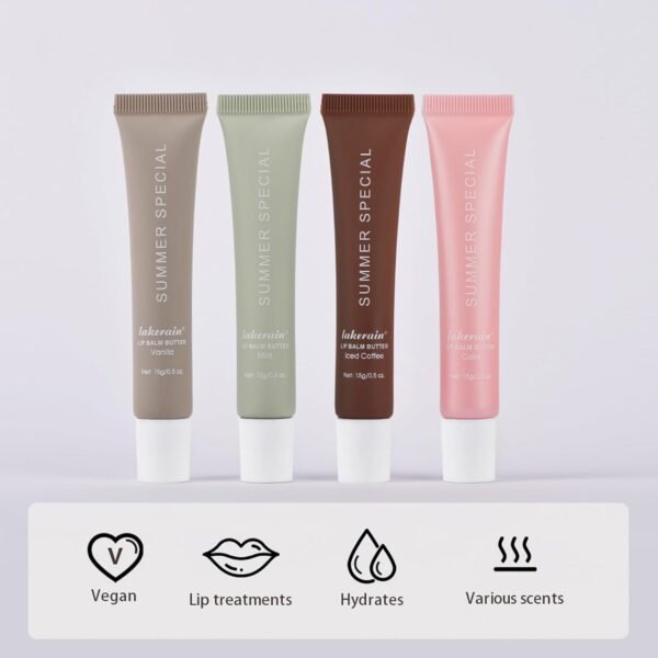 61eJMsGBJcL._SL1500_.jpg Summer Special Lip Butter Balm - Ultra-Hydrating, Nourishing Lip Care with Natural Ingredients, Shea Butter & Olive Butter, Soothes & Softens Dry Lips (#1 Vanilla, 0.5 Fl Oz (Pack of 1))