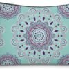 Deanfun Cosmetic Bag for Women, Mandala Flowers Waterproof Makeup Bags Roomy Toiletry Pouch Travel Accessories Gifts (51456)