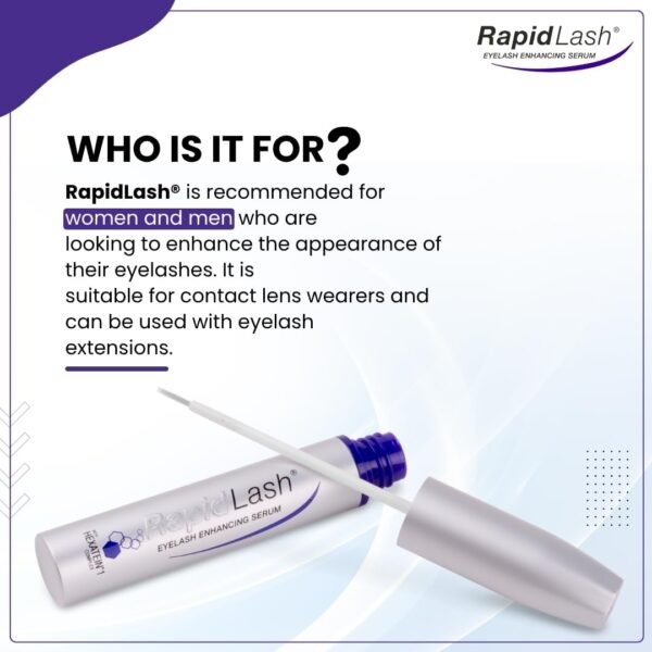 Eyelash Enhancing Serum with HEXATEIN 1 Complex – Lash Serum for Eyelashes Conditioning & Hydrating – Longer-Looking, Fuller and Thicker Appearing Lashes – 3 mL / 0.1 fl oz
