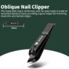 German Nail Clippers for Men, VANWIN Nail Clipper Set (4-Pack) Ultra Sharp Matte Stainless Steel Fingernail & Toenail Clippers with Glass Nail File, Nail Cutter Stocking Stuffers for Men Women Black