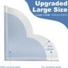 2 Pack Large Shower Splash Guard for Walk in Shower, Upgrade 9.25 x 9.25 In Bath Tub Splash Guards, Shower Corner Bathtub Water Blocker, Waterproof Shower Accessories to Keep Water in Shower