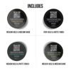 TRENDSTARTER - POMADE SAMPLE PACK - TEST BEFORE YOU INVEST - Matte Wax - Forming Paste - Thickening Fiber - Pomade Plus (Four 0.25oz Samples)