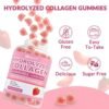 61h0F2ujntL._AC_SL1150_.jpg Sugar Free Collagen Gummies for Women, Collagen Protein Type I,II,III,V,X with Biotin Vitamin C D B12, Hydrolyzed Collagen Peptides Gummies for Immune Digestion Skin Hair Nails Energy Bone