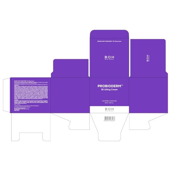 Probioderm 3D Lifting Cream 1.7 fl oz | Advanced Korean Anti-Aging Probiotic Facial Night Cream with 17-Peptide Complex & Patented Probioderm for Wrinkles on Face and Neck