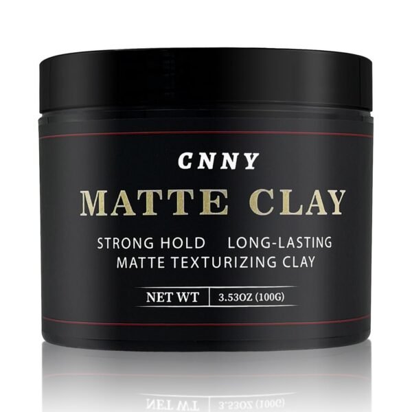 CNNY Men's Hair Styling Clay 3.53 oz, Firm Hold, Matte Finish, Hair Clay with Natural Ingredients, Add Volume & Texture, Premium Men’s Hair Type