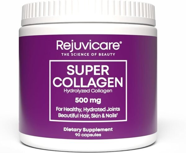 Super Collagen Capsules for Beauty, Healthy Joints, Hair, Skin, & Nails, 90 Servings, Multi, (N8745)