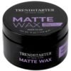 TRENDSTARTER - MATTE WAX (4oz) - Firm Hold - Matte Finish - Premium Water Based All-Day Hold Hair Styling Pomade – Flake-Free Styling Wax for All Hair Types