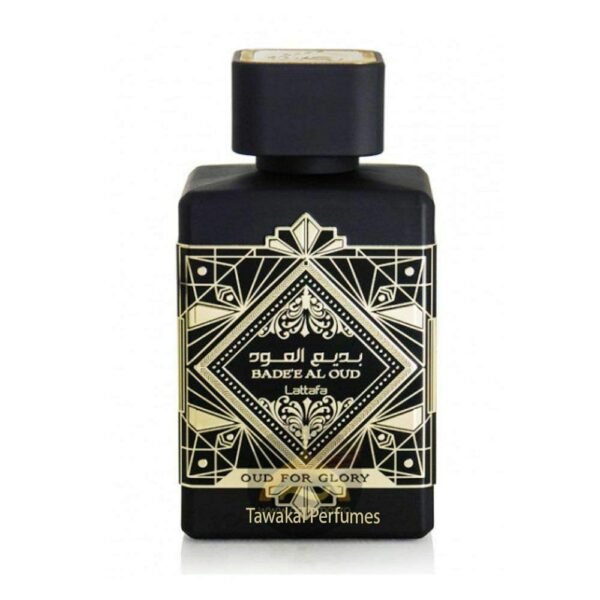 61iyOE912L._SL1000_.jpg Lattafa Bade'e Al Oud Oud for Glory - Oriental Woody, Caramel, Warm Spicy - Eau de Parfum Long-Lasting Fragrance for Unisex, 3.40 Ounce / 100 ml