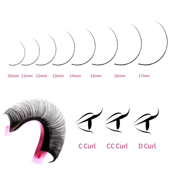 61jIvSWGAqL._SL1500_.jpg VEYES INC Cashmere Volume Lash Extensions C CC D DD LD L B J M Curl 0.03-0.20 thickness 5-25mm, Super Matte Black Individual Eyelashes Tray, Professional Supplies for Lash Techs (0.05 C 8-16mm)