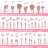 MAANGE Makeup Brushes 49 Pcs Makeup Kit, Multi-functional Makeup Tool Set with Makeup Brush Foundation Brush Make up Brushes Set (Black, 49 Piece Set)