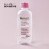 Garnier Micellar Water, Hydrating Facial Cleanser & Makeup Remover, Suitable for Sensitive Skin, Vegan, Cruelty Free, 13.5 Fl Oz (400mL), 1 Count