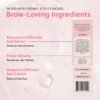 ForBrow Eyebrow Growth Serum For Thicker Brows - Natural & Organic Conditioner For Fuller and Thick Eyebrows | Vegan & Cruelty-Free Formula | New Innovative Peptides - [0.10 fl. oz/ 3ml]
