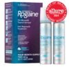 Women's Rogaine 5% Minoxidil Foam, Topical Once-A-Day Hair Loss Treatment for Women to Regrow Fuller, Thicker Hair, Unscented, 4-Month Supply, 2 x 2.11 oz