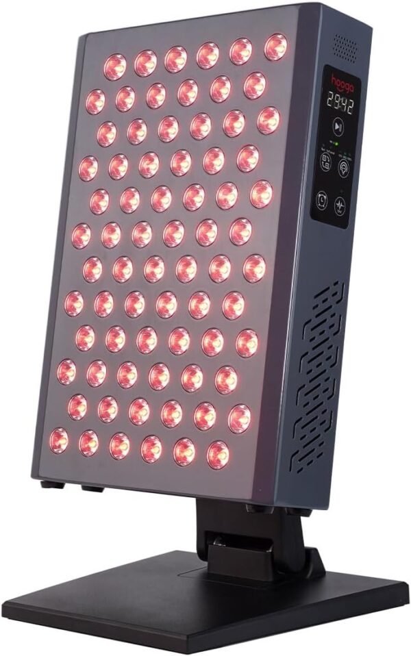Hooga Red Light Therapy, Red Near Infrared LED Panel, 72 Quad Chip Flicker Free LEDs, Ultra Series, Clinical Grade Device for Energy, Pain, Skin, Recovery, Sleep, Performance. ULTRA360.
