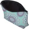 Deanfun Cosmetic Bag for Women, Mandala Flowers Waterproof Makeup Bags Roomy Toiletry Pouch Travel Accessories Gifts (51456)