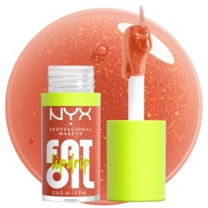 61mr3EQxl0L._SL1000_.jpg NYX PROFESSIONAL MAKEUP Fat Oil Lip Drip, Moisturizing Lip Oil Gloss, Vegan Tinted Formula, Up to 12 HR Hydration - Follow Back (Shimmering Warm Nude)