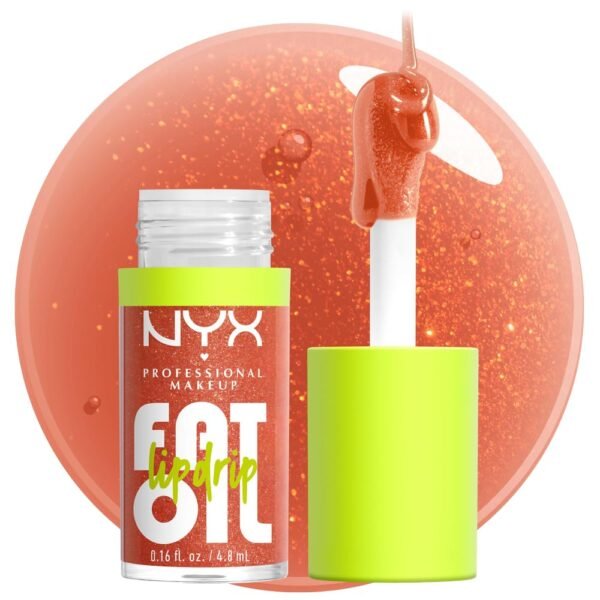 61mr3EQxl0L._SL1000_.jpg NYX PROFESSIONAL MAKEUP Fat Oil Lip Drip, Moisturizing Lip Oil Gloss, Vegan Tinted Formula, Up to 12 HR Hydration - Follow Back (Shimmering Warm Nude)