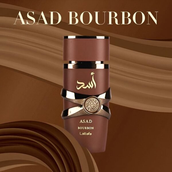 61n0enhku9L._SL1500_.jpg Lattafa Asad Bourbon for Unisex Eau de Parfum Spray, 3.4 Ounce / 100 ml