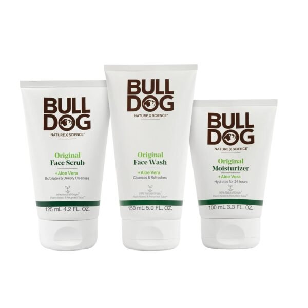 61n7R5xBcdL._SL1500_.jpg Bulldog Mens Skincare and Grooming Original Full Face Kit with Moisturizer, Face Wash & Face Scrub