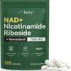 NAD Supplement,Nicotinamide Riboside,NAD 2000MG Liposomal Supplements for Women & Men,Liposomal Nicotinamide Riboside Resveratrol for Anti-Aging, Energy,Focus 120 Capsule (120)