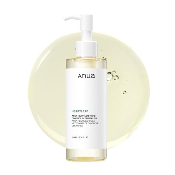 Anua Heartleaf Pore Control Cleansing Oil, Oil Cleanser for Face, Makeup Blackhead Remover, Korean Skin Care 6.76 fl oz(200ml) (original)
