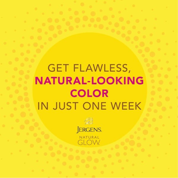Jergens Natural Glow In Shower Lotion, Self Tanner for Fair to Medium Skin Tone, Sunless Tanning Wet Skin Lotion for Gradual, Flawless Color, 7.5 Ounce (Packaging May Vary)