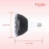 Hooga Red Light Therapy, 660nm 850nm, 12 Dual Chip LEDs, Portable and Targeted High Irradiance for Skin, Pain Relief, Anti-Aging, Muscle Recovery, Sleep - Power Cord & Base Included, HG24