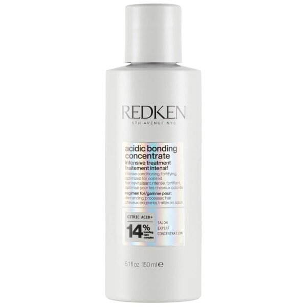 Redken Acidic Bonding Concentrate Treatment For Damaged Hair Repair - Deep Conditioning Intensive Mask, Provides Smoother & Stronger Hair