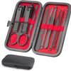 Manicure Kit, OKOM Manicure Set, Mens Grooming Kit, Nail Care Set, Manicure Kit for Men and Women,Nail Kit,Grooming Kit,Manicure Set Nail Clippers File,Nail Clipper Set,Care Kit,Gifts for Men(10PCS)