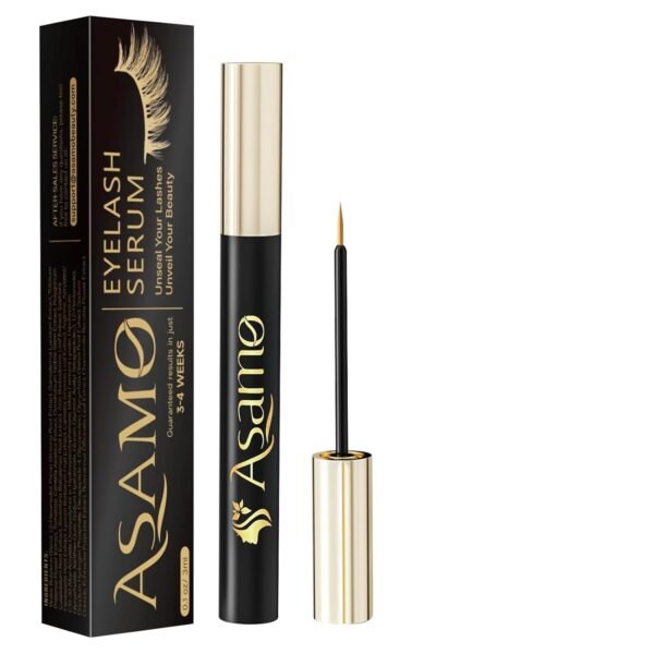 Eyelash Growth Serum – 15 Plant Extracts for Longer Lashes, Natural Beauty Enhancement,eye lash serum growth(Titanium Frost)