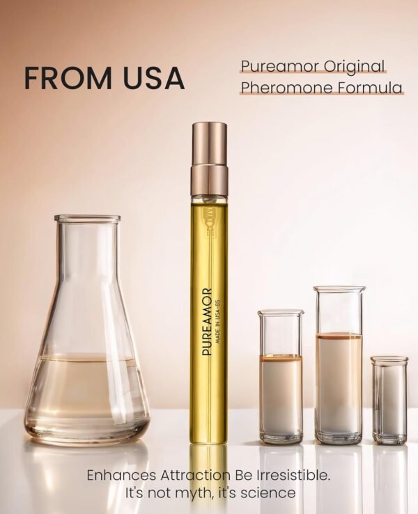 61pGdhpKkzL._SL1500_.jpg Pheromones Perfumes for Women & Men, No. 54 Vanilla Cream Fragrances, Vanilla Perfume Oil, Enhanced Scents Pheromone Perfume,Cologne for Woman, 0.34.oz Travel Size Perfumes for Women Spray,Made in USA