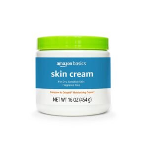 61pXBGZnqhL._SL1500_.jpg Amazon Basics Ultra Moisturizing Skin Cream for Dry & Sensitive Skin, Dermatologist Tested, Fragrance Free, 16 Ounce, 1 Pound (Pack of 1) (Previously Solimo)